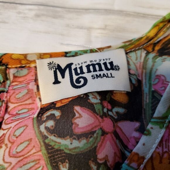 Show me your mumu rainey palace paisley mini dress - Picture 5 of 5